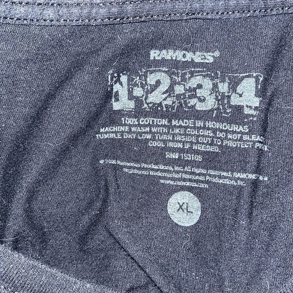 Ramones Punk Pop Rock Music Band Hey Ho Let's Go Black Short Sleeve T Shirt XL - Picture 6 of 7